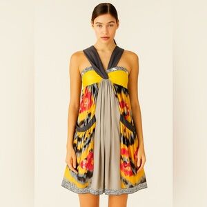 NWOT Designer MINT Colourful Aztec Dress